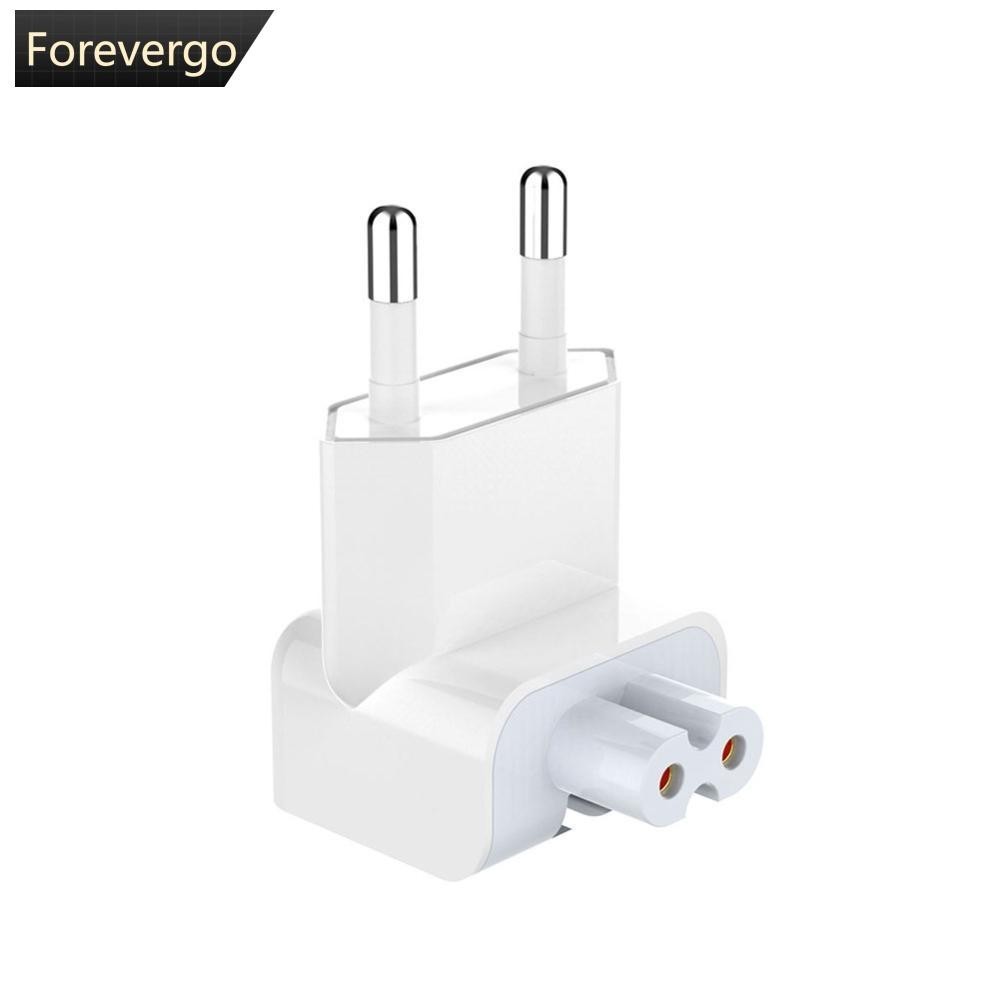 FOREVERGO Wall AC Adaptador De Energia Elétrica Destacável Da Cabeça Do Pato Ue Para Apple iPad iPhone Carregador USB MacBook G3S6