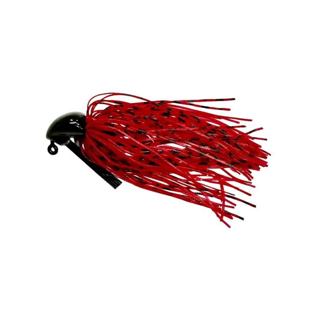 Jig Xuxinha Deyu Com Anti Enrosco Anzol 2/0 Vários Tamanhos Cor Vermelho