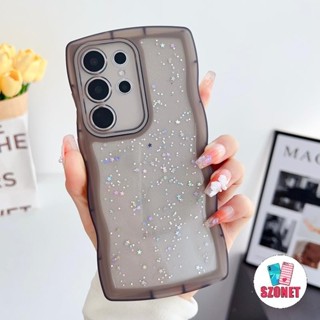 Capa Macia Com Cola Epóxi Padrão Ondulado Para Samsung Galaxy Note 20 Ultra S25 S24 S23 S22 S21 Plus S20 FE A55 A54 A34 em Oferta na Shopee