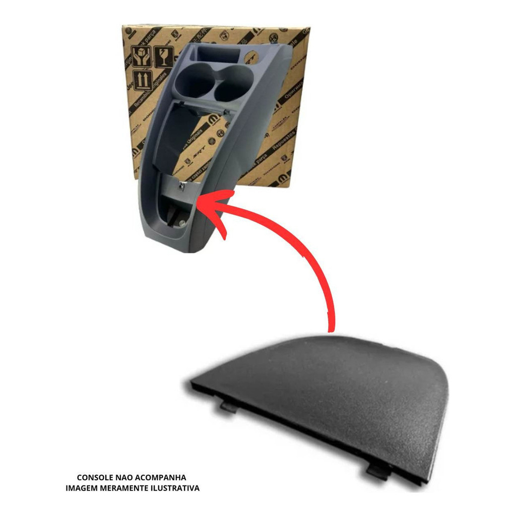 Tampa do Console Central Idea Palio Siena Strada Original Fiat Mopar em Oferta na Shopee