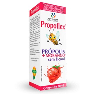 PROPOFLEX EXTRATO AQUOSO DE PRÓPOLIS + MORANGO COM 30ML em Oferta na Shopee