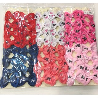 48 Unidades Laço de cabelo para criança no bico de pato/colorido em Oferta na Shopee