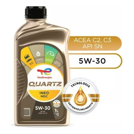 Óleo Quartz Ineo MDC 5W-30 Acea C2 C3 Sintético em Oferta na Shopee