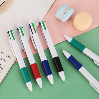 4 cores multifuncional negócios escritório prática caneta esferográfica criativo estudante papelaria em Oferta na Shopee