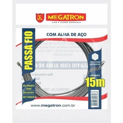 Passa Fio Alma de Aço Sextavado Megatron 15m