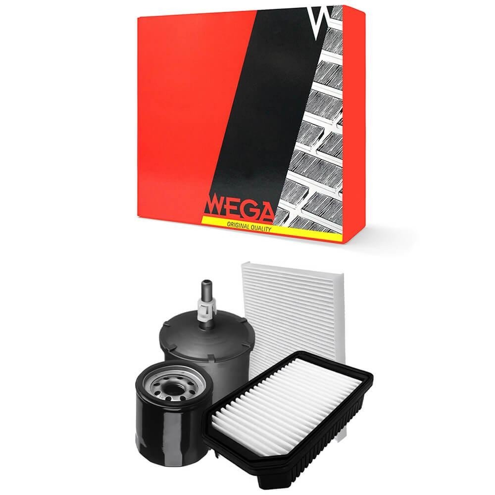 Kit Troca de Filtros HB20 1.6 16V 2012 a 2019 Flex Wega em Oferta na Shopee