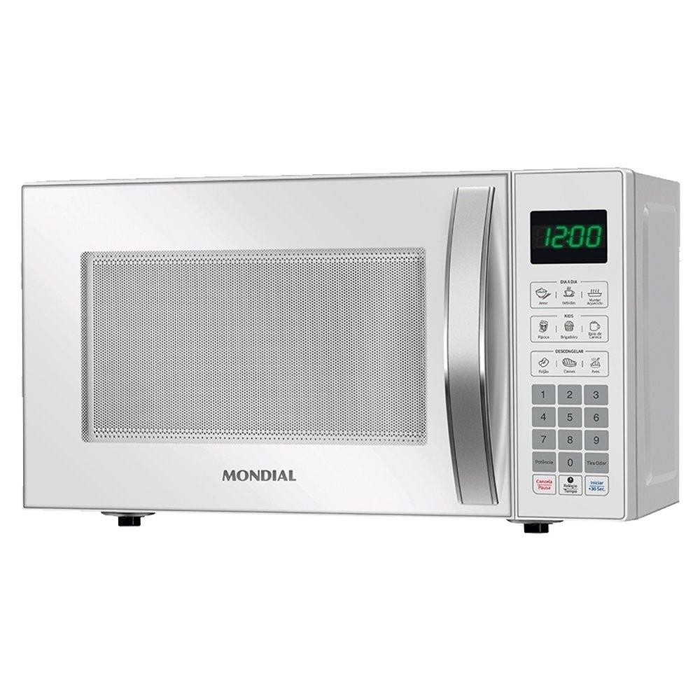Micro-ondas Mondial 21 Litros MO-01-21-W | 1200W, Função Descongelar, Branco em Oferta na Shopee