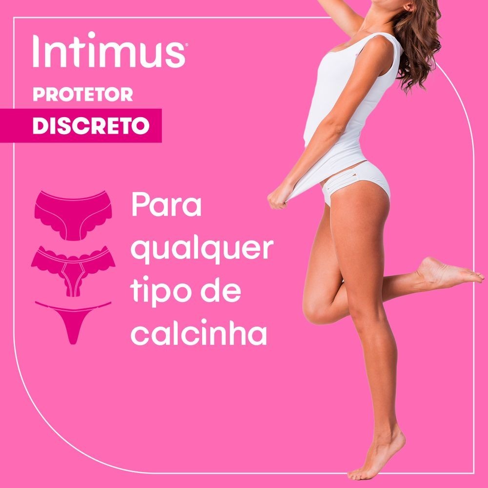 Detalhes do Protetor Diário Intimus® Discreto Ultrafino 80 Un