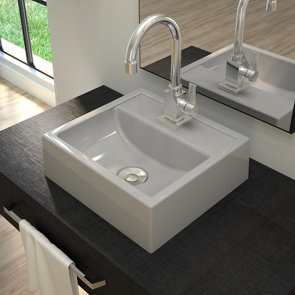 Cuba de Apoio Quadrada C01 Para Banheiro Q32W Cinza - Lyam Decor em Oferta na Shopee