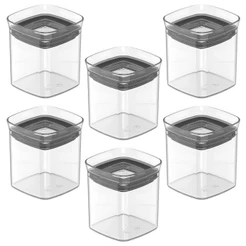 6x Porta Temperos Pote 150ml Organizador OU Block Hermético
