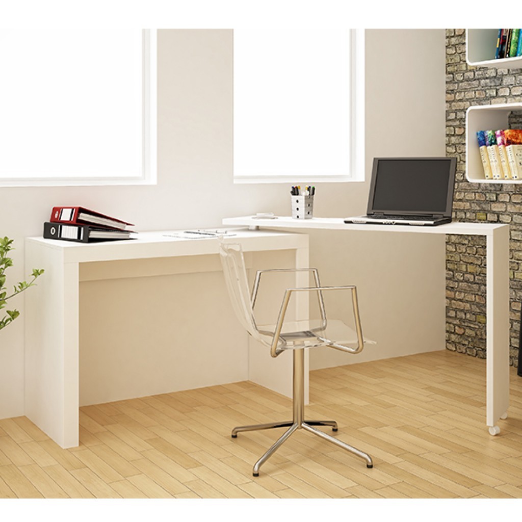 Mesa para Escritório Bc 31 Branco - Brv Móveis - Home & Living