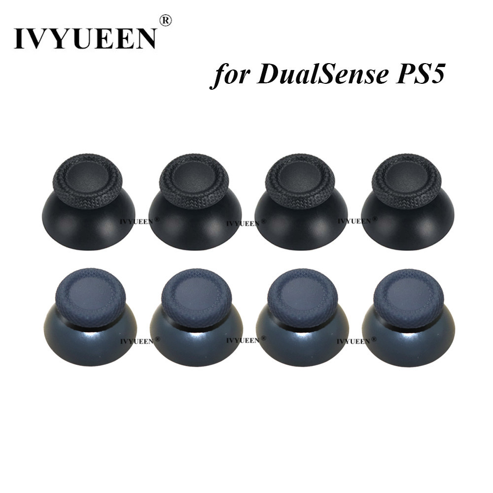 IVYUEEN 2-10 Pçs Polegares Para PlayStation 5 PS5 DualSense Controlador Preto Cinza Analógico Joystick Grip Caps Capa