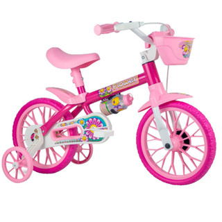 Bicicleta Infantil Aro 12 Freio Tambor 1 Marcha Cestinha Nathor em Oferta na Shopee