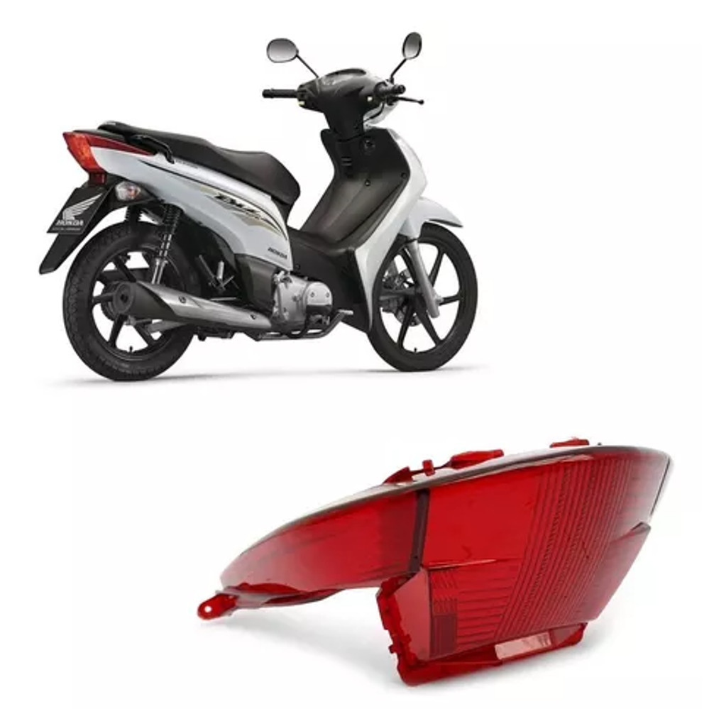 LANTERNA TRAS - BIZ 125 2011 2017 BIZ 100 2013 VERMELHA em Oferta na Shopee