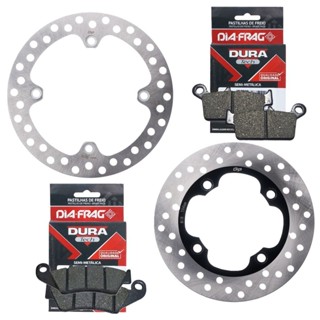 Kit Discos de Freio Xre 300 Sem Abs 2009 A 2018 + Pastilhas Diafrag Semimetálica em Oferta na Shopee