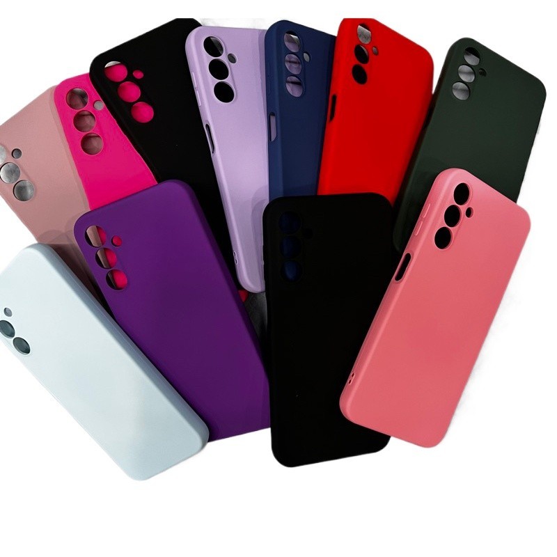 Capinha Capa Samsung A14 5G silicone case Aveludada