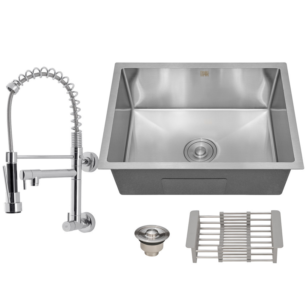 Kit Cuba Cozinha Gourmet Quadrada C/ Torneira Parede Cromada em Oferta na Shopee