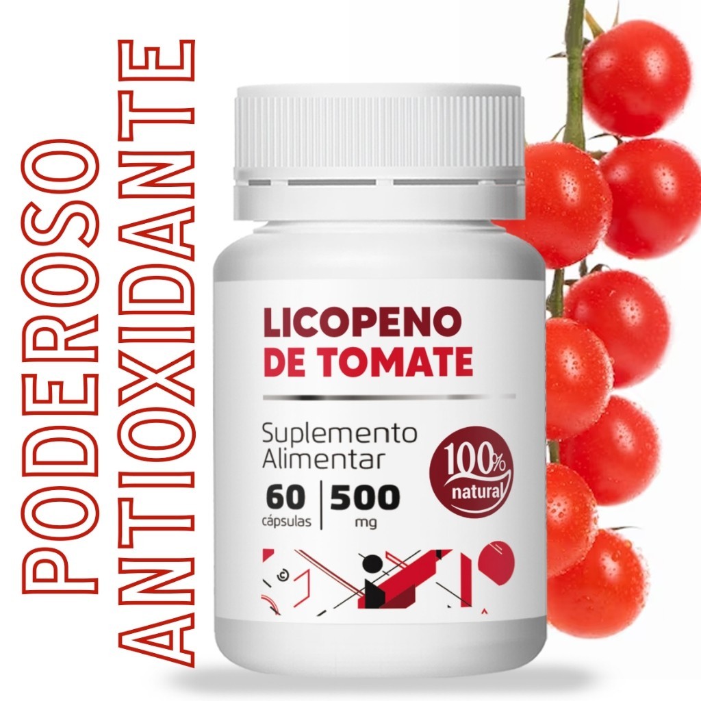 Licopeno De Tomate 500mg C/60CÁPS em Oferta na Shopee