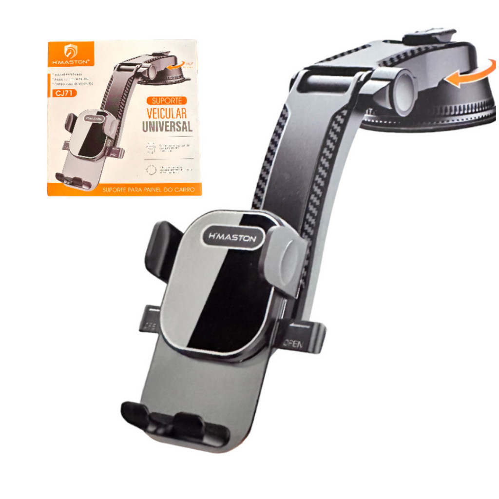 Suporte de Carro PARA PAINEL Curvo Veicular Articulado com Rotação De 360 Graus Universal  para Carro em Oferta na Shopee