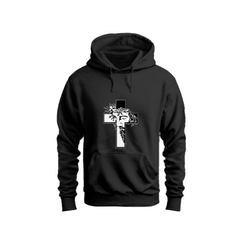 Moletom Canguru Invereno  Confortável Flanelado,unisex estampa  Jesus lançamento religioso