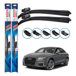 Par de Palhetas Limpador Parabrisa Multiclip Original Bosch Audi A3 2012 A 2020
