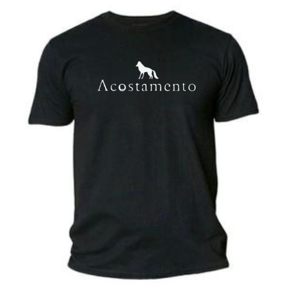 Camiseta Camisa Acostamento 100% Algodão Logo em Oferta na Shopee