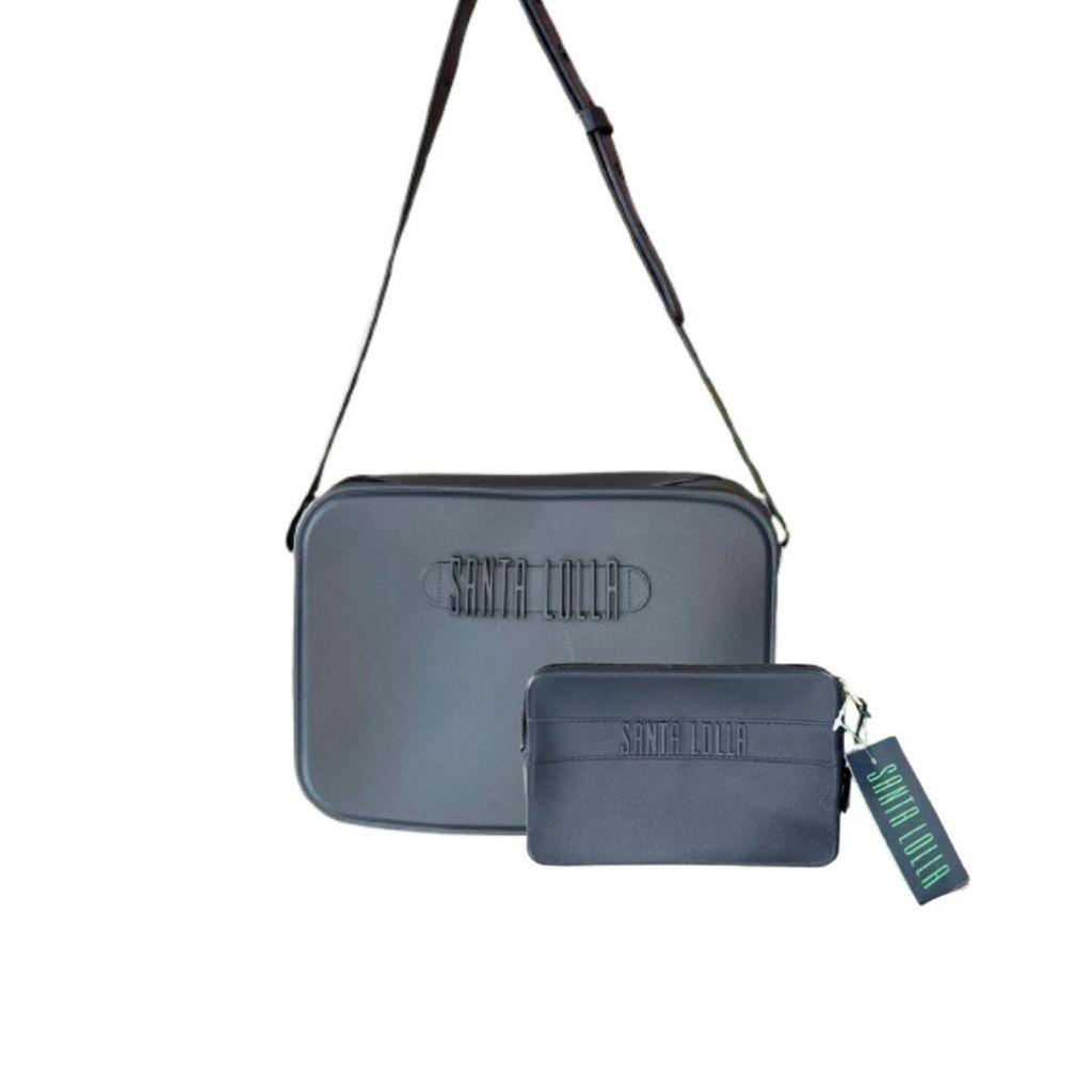 Kit Bolsa Feminina Transversal e Carteira de Mão - Presente Mulher