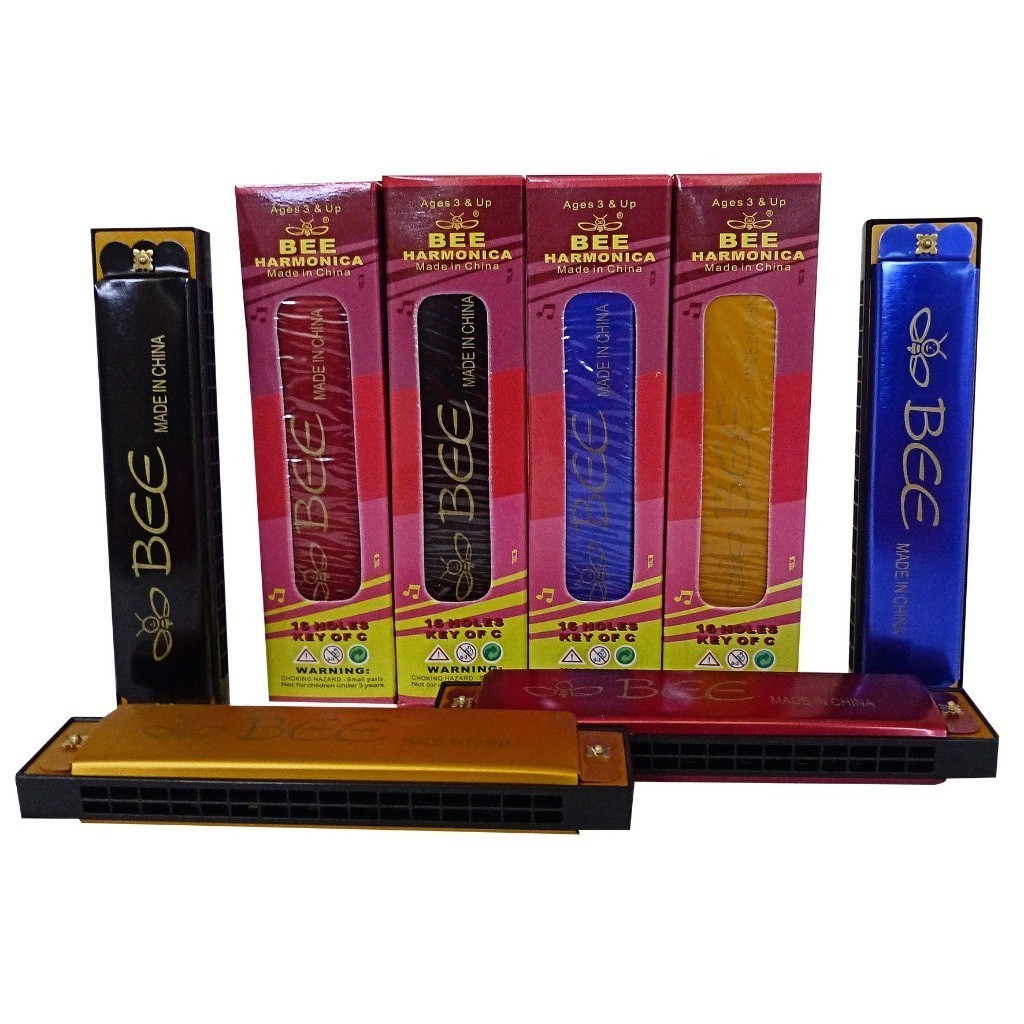 Gaita Harmônica 32 Furos (2 Linhas De 16) Bee OS-312 - HM TOYS em Oferta na Shopee
