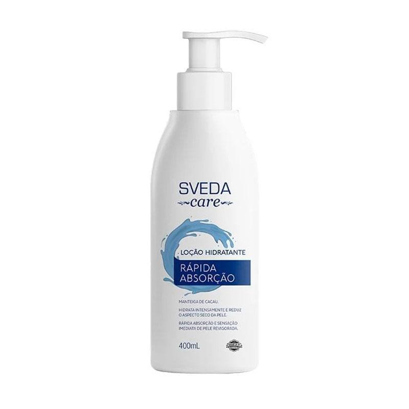 Loção Hidratante Sveda Care Rápida Absorção 400ml em Oferta na Shopee