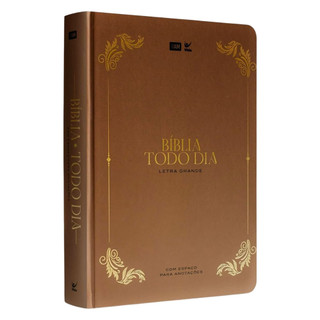 Bíblia Todo Dia Marrom | AM |  Letra Grande em Oferta na Shopee