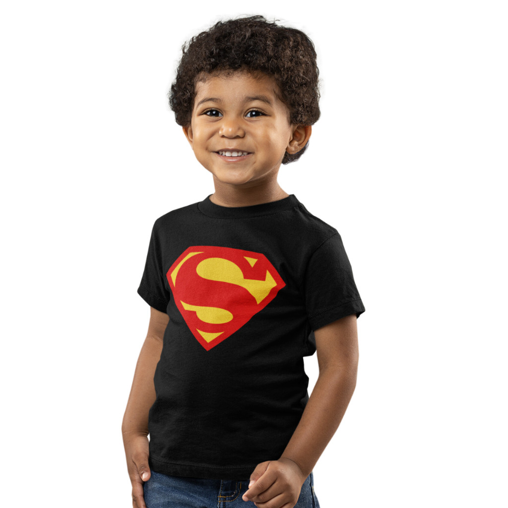 Camiseta Blusa Juvenil Masculina Roupa Infantil Superman Menino Qualidade Tendência Adolescente