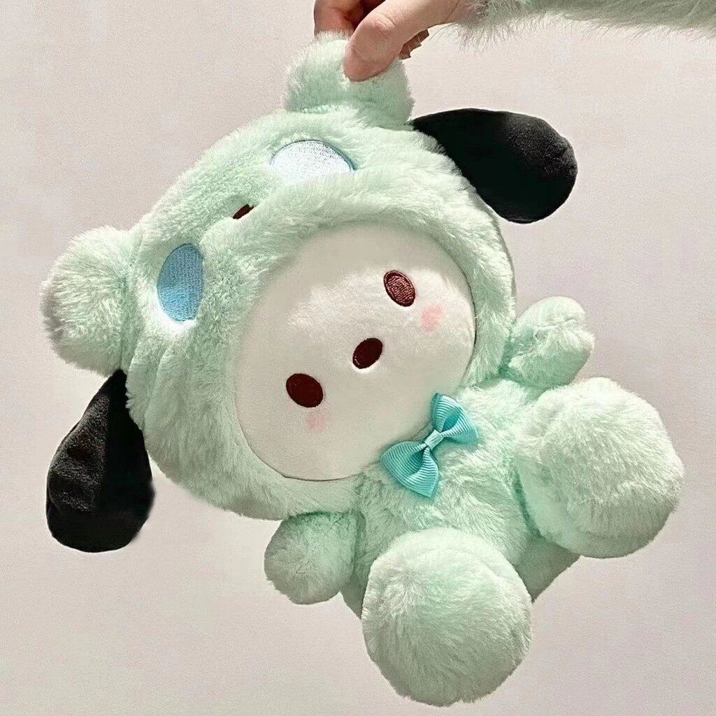 25cm Sanrio Boneca De Pelúcia Cinnamoroll Kuromi Pochacco Bonito Cosplay Urso Brinquedo Crianças Ragdoll Travesseiro