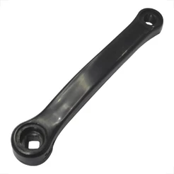 Pedivela Braço Esquerdo Ponta Quadrada 170mm Preto Bike Aço Reforçado