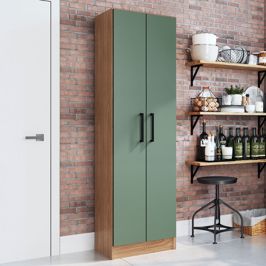 Armário Multiuso Milano 2 Portas 5 Prateleiras - Home & Living
