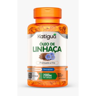 Óleo De Linhaça 1000mg 60 Cápsulas - Katiguá em Oferta na Shopee