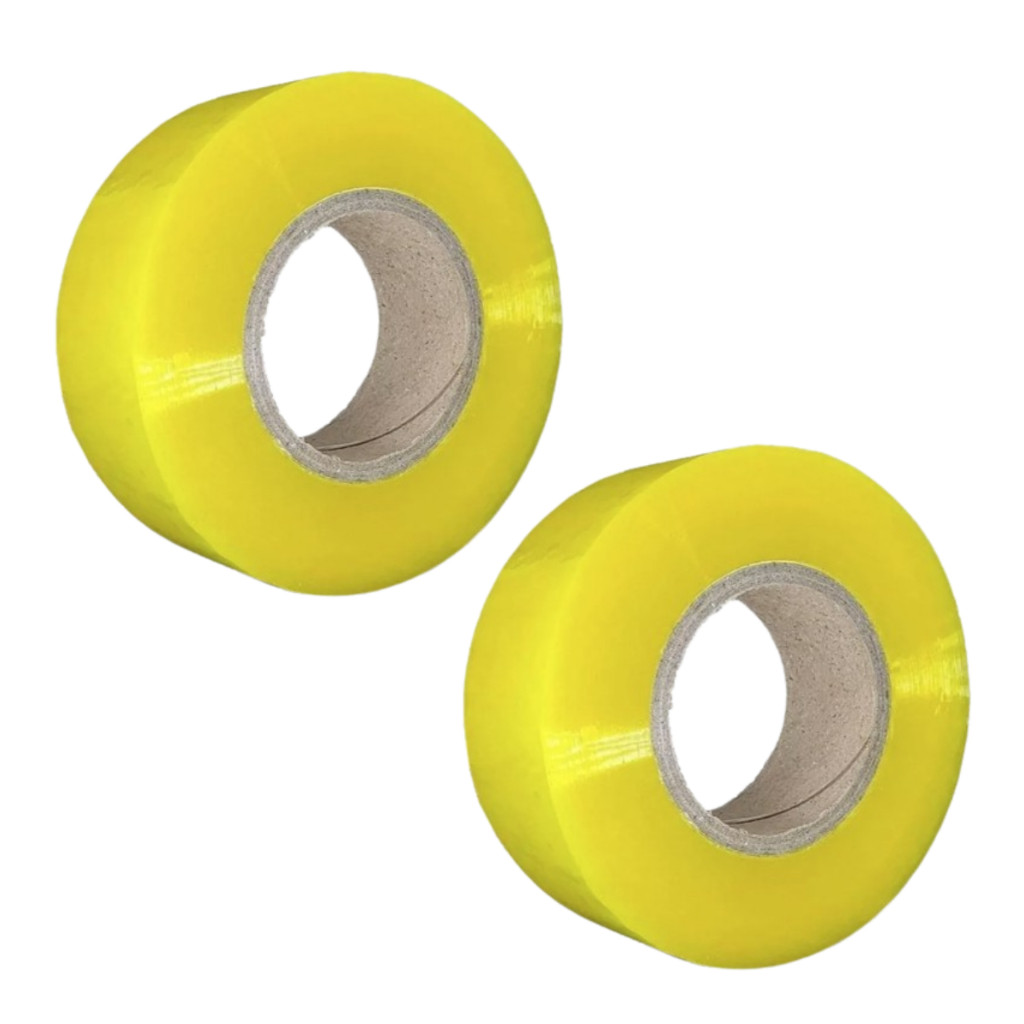 Kit 2 Fita Adesiva Durex Larga 500m Transparente Grande Embalar Caixa e Encomendas em Oferta na Shopee