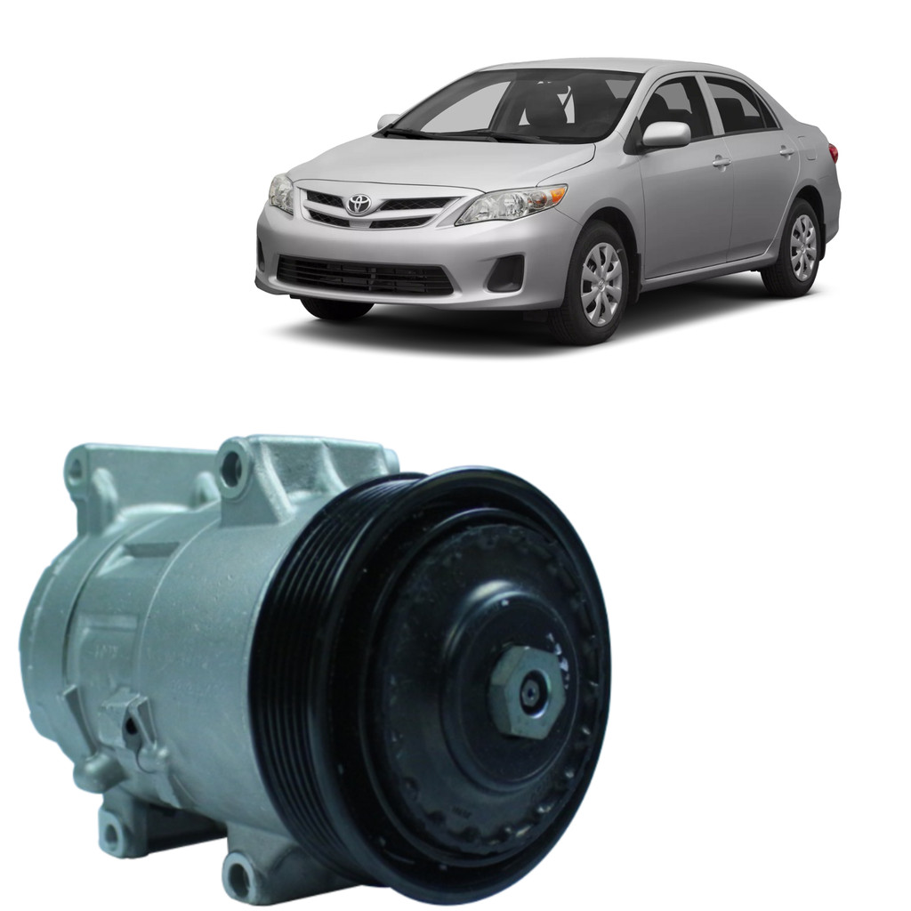 Compressor Denso 6SEU Toyota Corolla 2013> 1.8 e 2.0 [importado]