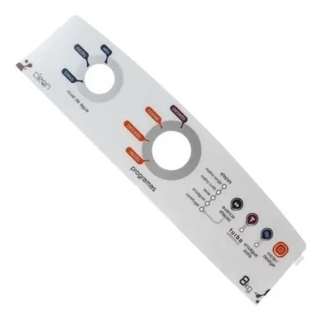 Painel Decorativo Lavadora BWB08A Brastemp W10304731 CP