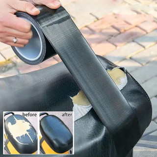 Kit De Reparo De Couro Fita Adesiva Preta Para Móveis , Sofás , Assentos De Carros , Cade…