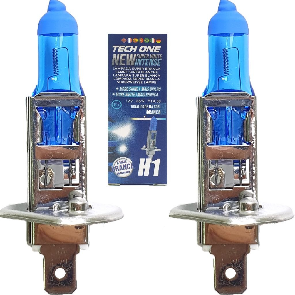 Kit Lampada Automotivo Halogena 12v 8500k Encaixe H1 12v 8500K - Spare Parts and Accessories for Vehicles