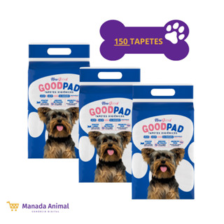 150 Tapetes Higienico Good Pad Para Cães E Gatos 60x60 cm Envio Imediato Higiênico GoodPad 50 Unidades Por Pacote Sendo 3 Pacotes em Oferta na Shopee