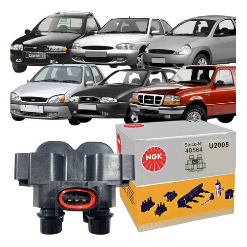 Bobina Ignição NGK Fiesta Ka Escort Ranger Courier em Oferta na Shopee