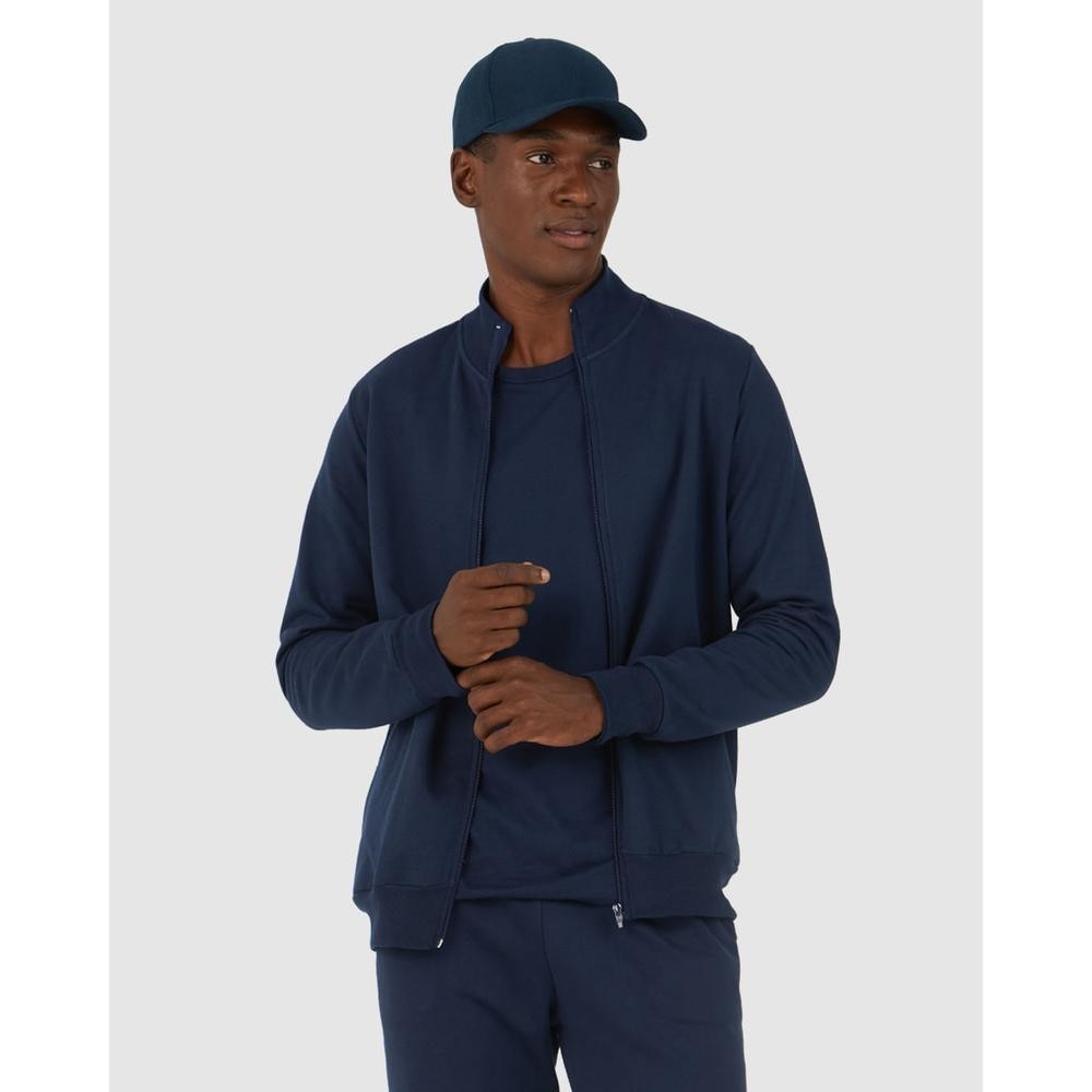 Jaqueta Básica Masculina Gola Alta Em Moletom Flanelado em Oferta na Shopee