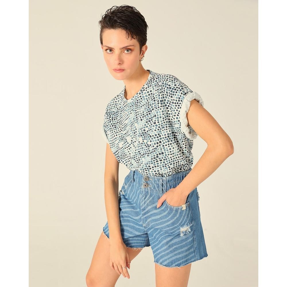 Camiseta Unissex Oversized Em Malha Orgânica em Oferta na Shopee