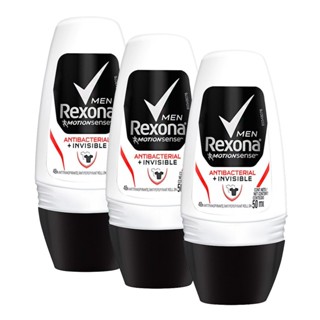 Kit 3 Desodorante Antitranspirante Rexona Men Antibacterial + Invisible Ro