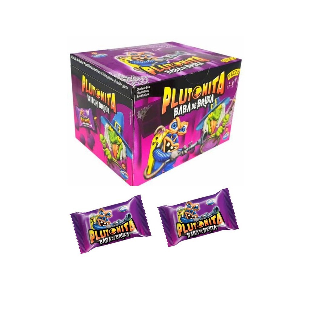 Chiclete Plutonita Baba De Bruxa Arcor Display 180g