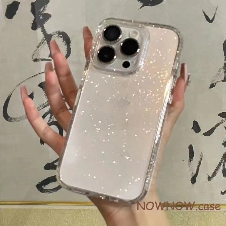 Capa De Telefone Macia Transparente Para iPhone 16 15 14 13 12 11 pro x xr xs max 7 8 6 6s plus se 2020 Espumante Menina