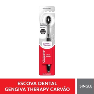 Escova de Dente Colgate Gengiva Therapy Carvão em Oferta na Shopee