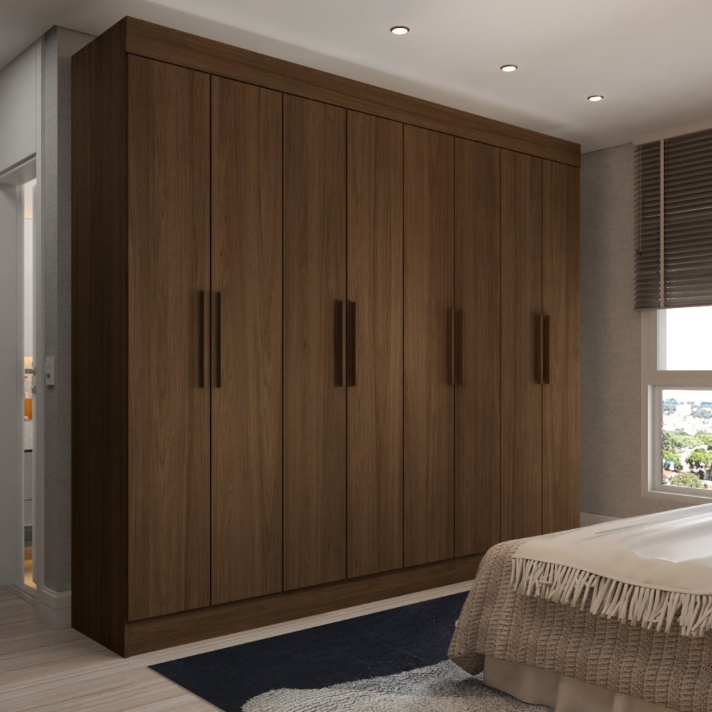 Guarda-Roupa Casal Castlewood 8 Portas 4 Gavetas - Home & Living