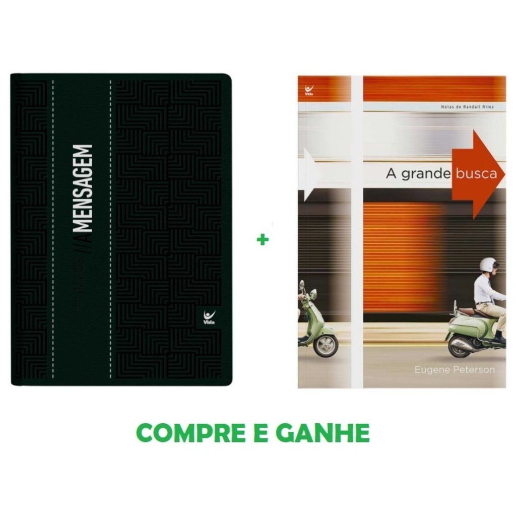 Bíblia Mensagem Letra Grande: Onde Comprar | BuscaProdutos